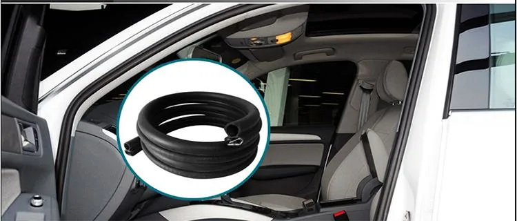 Auto Door Weatherstripping Profile Composite Rubber Seal Strip