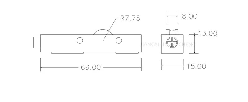 Low Noise Door Hardware Parts Aluminum Alloy Window Rollers Sliding Door Wheel Nylon POM Pulley